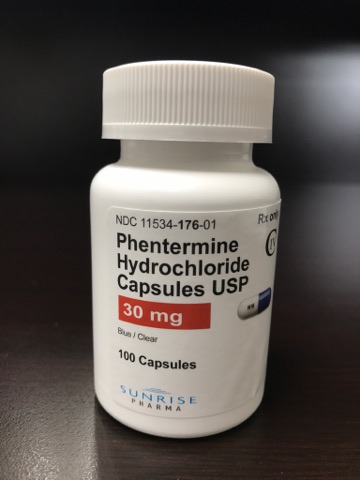 Phentermine capsule 30 mg by sandoz